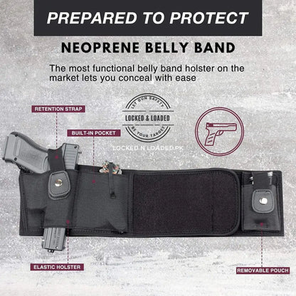 Neoprene Belly Band Holster