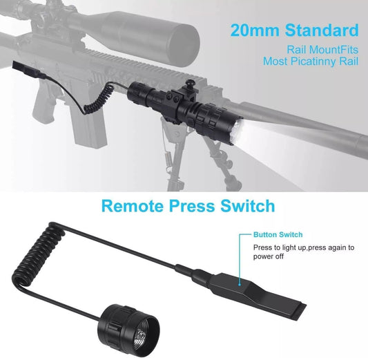 Tactical Flashlight for Rifles