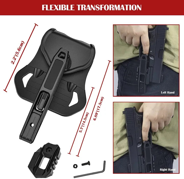 Universal OWB Holster with Rail Adapter