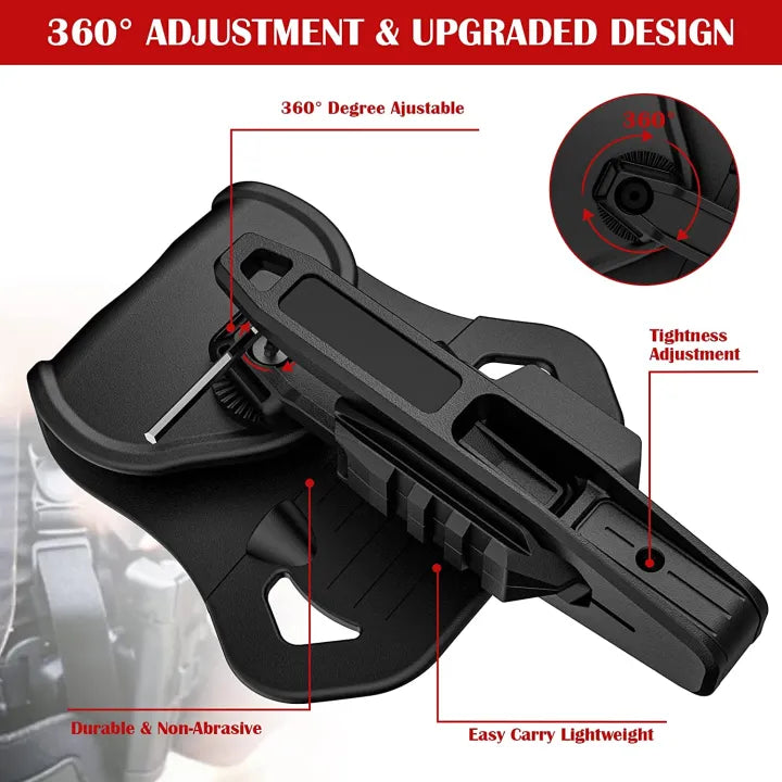 Universal OWB Holster with Rail Adapter