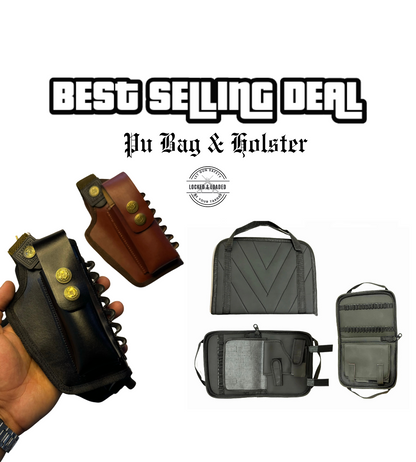 2-In-1 Deal - PU Bag & Holster