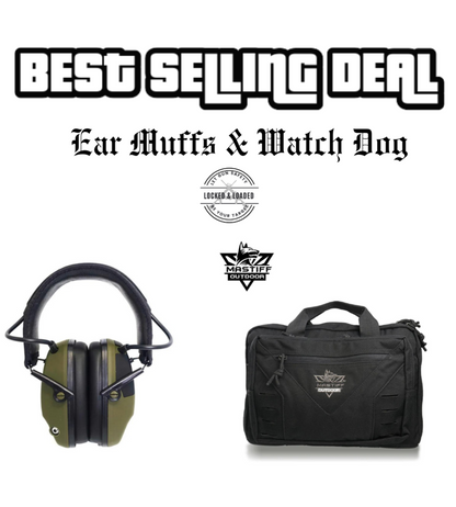 2-In-1 Deal - Ear Muffs & Watch Dog Bag