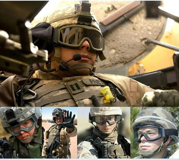 WindGuard Tactical™️ Goggles & 3 Interchangeable Lenses