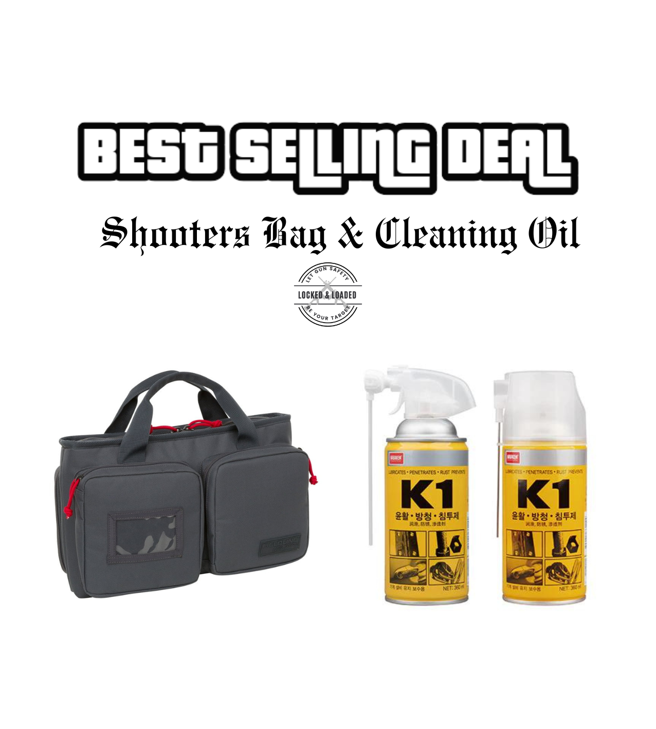 2-In-1 Deal - Shooters Bag & K 1