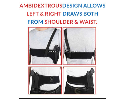 CHEST SIDE HOLSTER WITH MAG POUCH